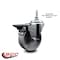 Service Caster 4 Inch Semi Steel 38 Inch Threaded Stem Caster with Brake SCC-TS20S414-SSS-PLB-381615 - alternate 4